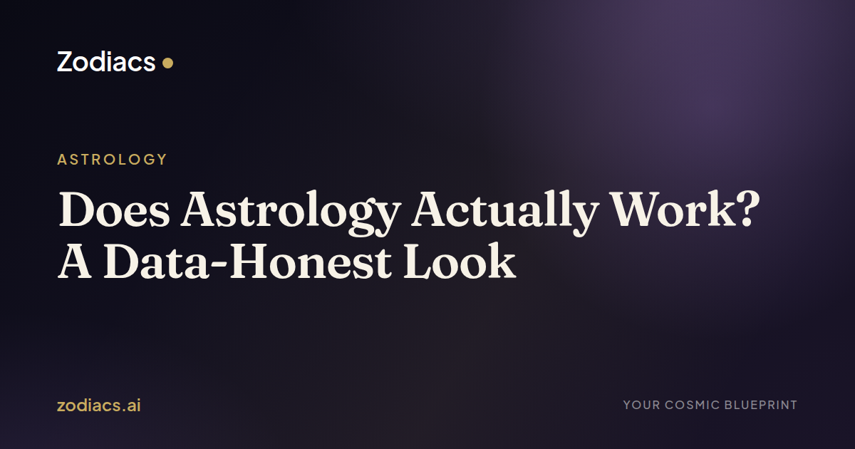 Does Astrology Actually Work? A Data-Honest Look